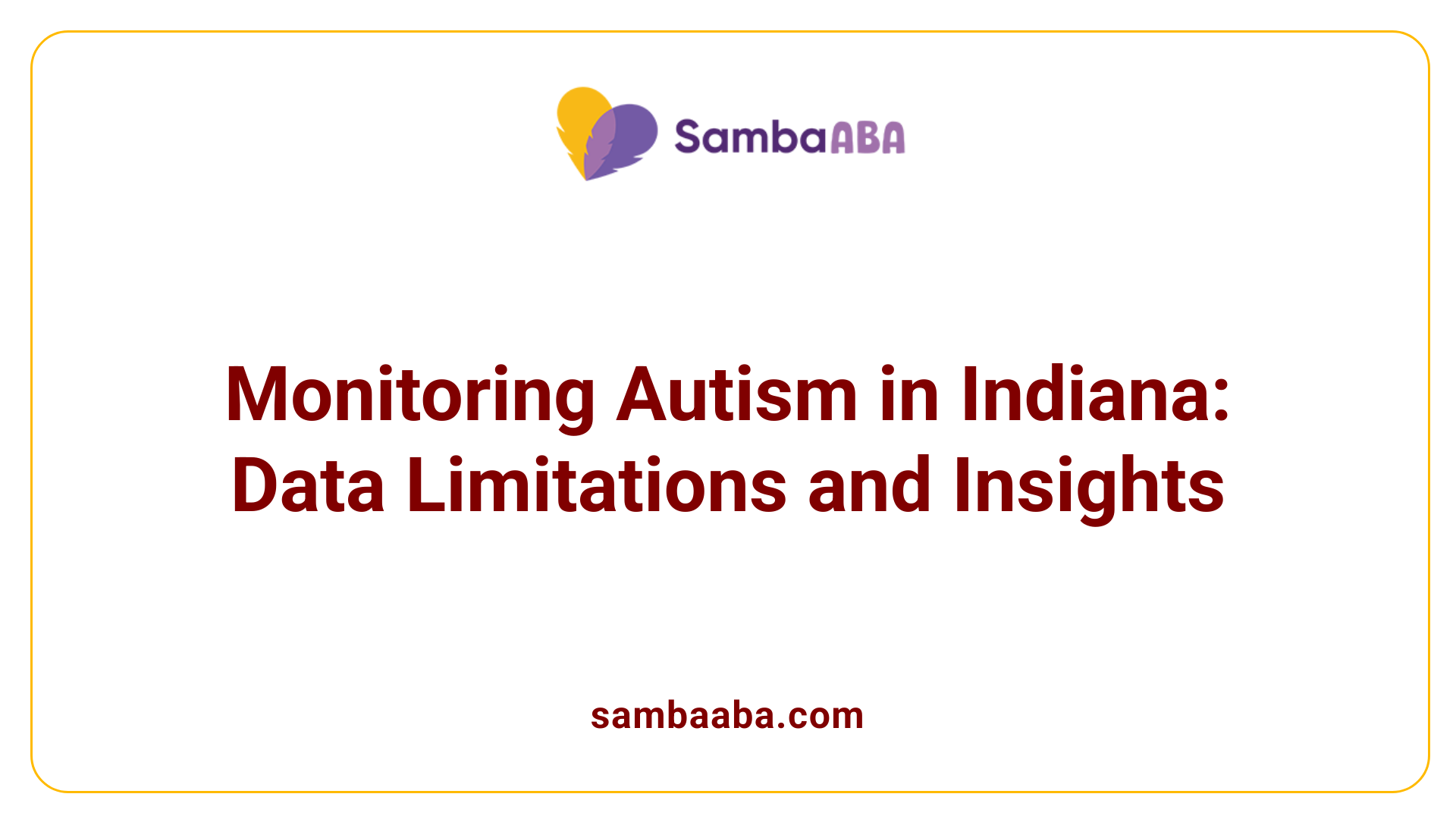 Monitoring Autism in Indiana: Data Limitations and Insights
